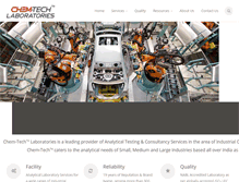 Tablet Screenshot of chemtechlabs.com